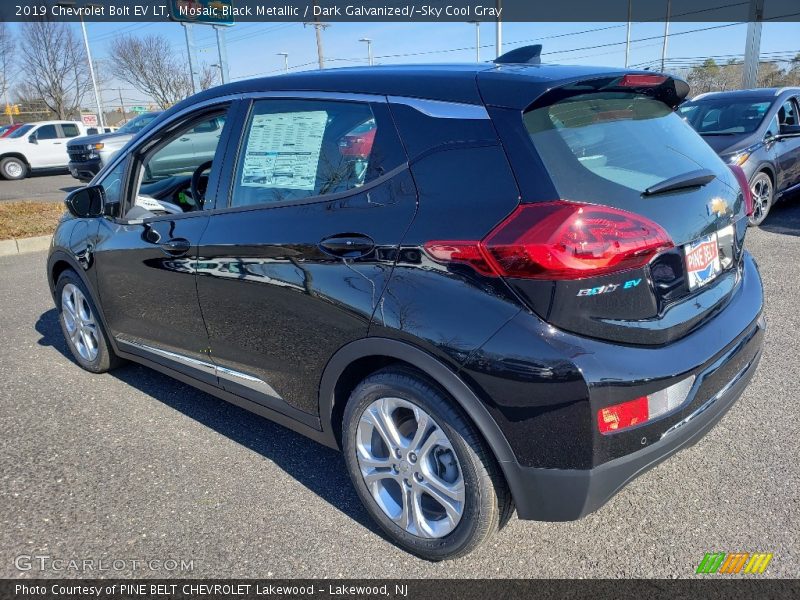 Mosaic Black Metallic / Dark Galvanized/­Sky Cool Gray 2019 Chevrolet Bolt EV LT