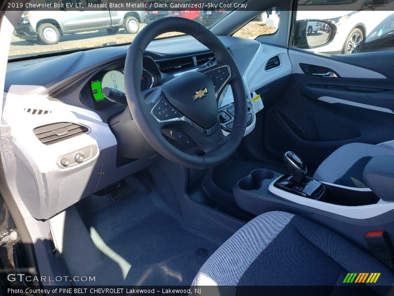 Mosaic Black Metallic / Dark Galvanized/­Sky Cool Gray 2019 Chevrolet Bolt EV LT