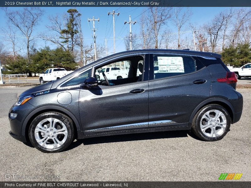 Nightfall Gray Metallic / Dark Galvanized/­Sky Cool Gray 2019 Chevrolet Bolt EV LT