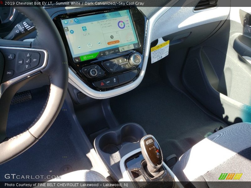 Summit White / Dark Galvanized/­Sky Cool Gray 2019 Chevrolet Bolt EV LT
