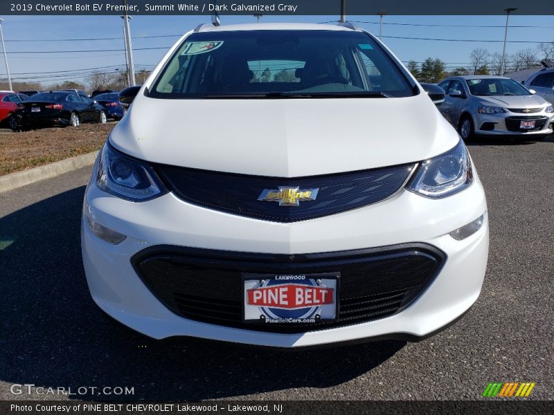 Summit White / Dark Galvanized Gray 2019 Chevrolet Bolt EV Premier