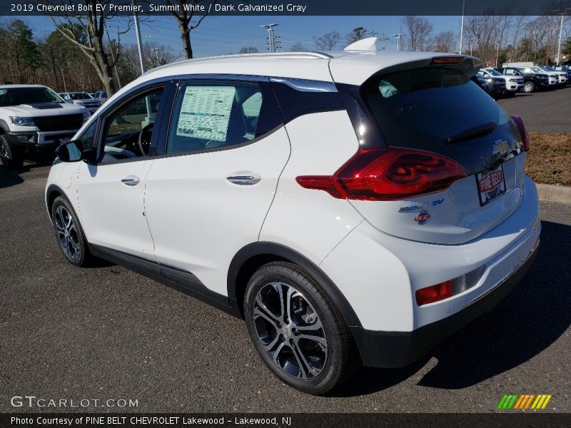 Summit White / Dark Galvanized Gray 2019 Chevrolet Bolt EV Premier