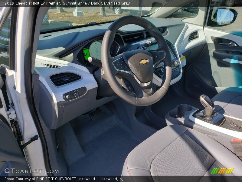 Summit White / Dark Galvanized Gray 2019 Chevrolet Bolt EV Premier