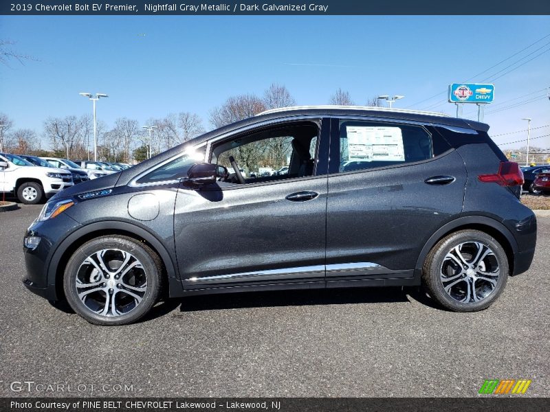 Nightfall Gray Metallic / Dark Galvanized Gray 2019 Chevrolet Bolt EV Premier
