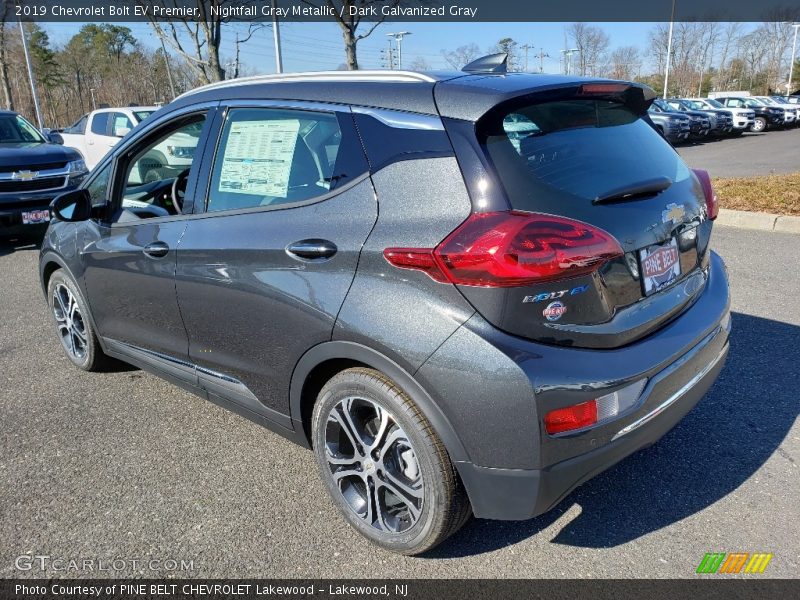 Nightfall Gray Metallic / Dark Galvanized Gray 2019 Chevrolet Bolt EV Premier