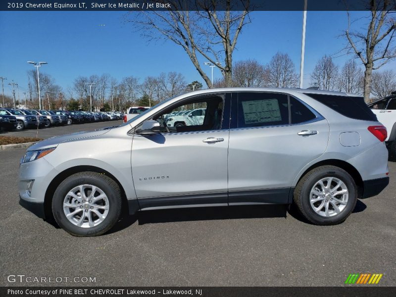 Silver Ice Metallic / Jet Black 2019 Chevrolet Equinox LT