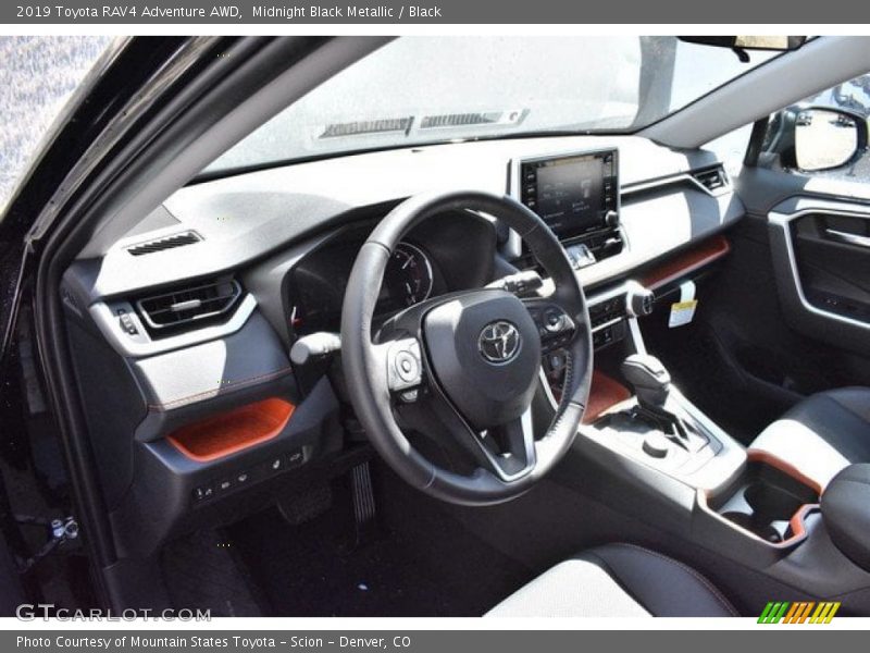 Midnight Black Metallic / Black 2019 Toyota RAV4 Adventure AWD