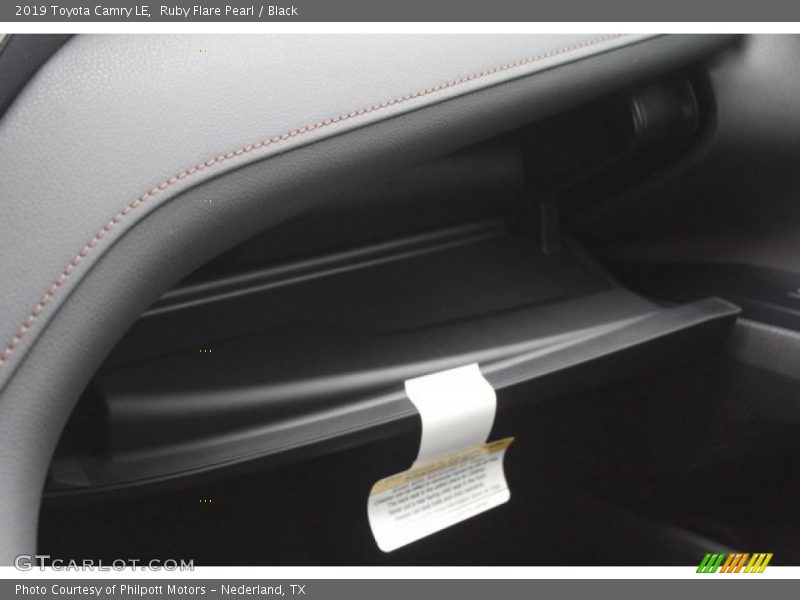 Ruby Flare Pearl / Black 2019 Toyota Camry LE