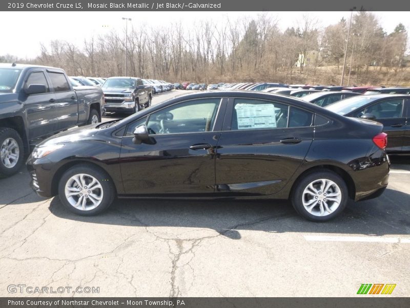 Mosaic Black Metallic / Jet Black/­Galvanized 2019 Chevrolet Cruze LS