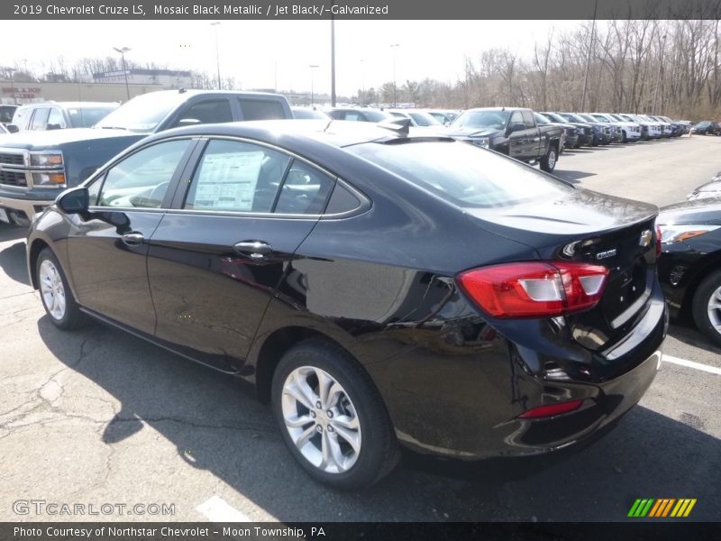 Mosaic Black Metallic / Jet Black/­Galvanized 2019 Chevrolet Cruze LS