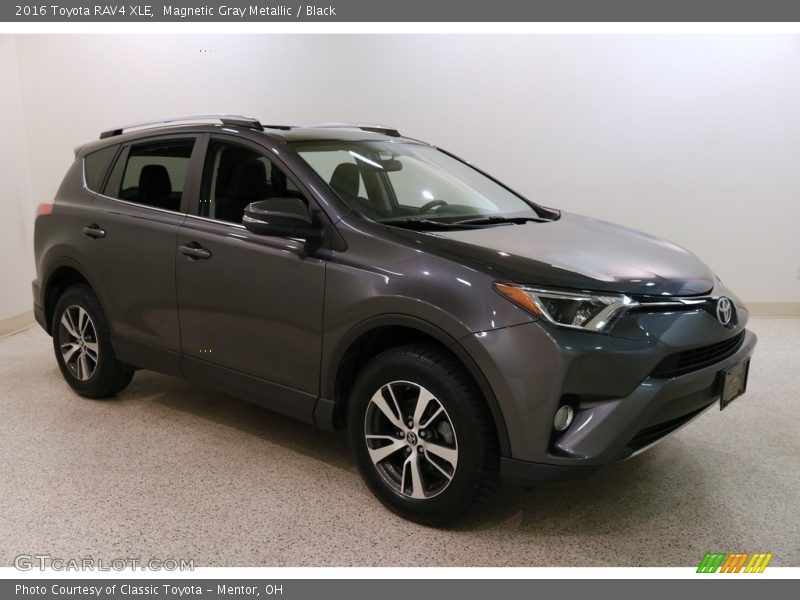 Magnetic Gray Metallic / Black 2016 Toyota RAV4 XLE