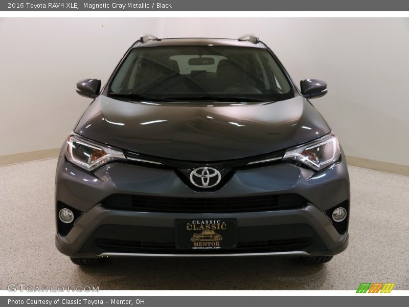 Magnetic Gray Metallic / Black 2016 Toyota RAV4 XLE
