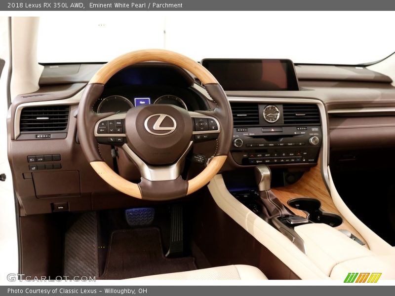 Eminent White Pearl / Parchment 2018 Lexus RX 350L AWD