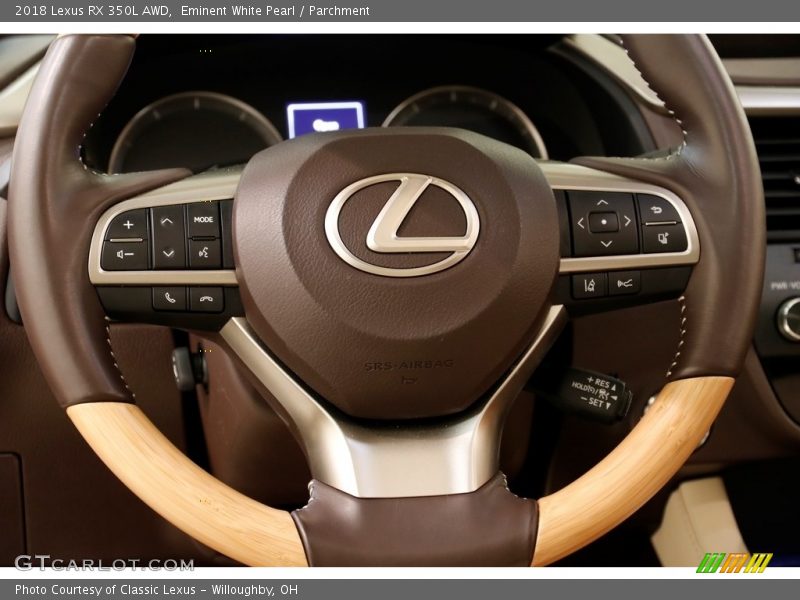 Eminent White Pearl / Parchment 2018 Lexus RX 350L AWD