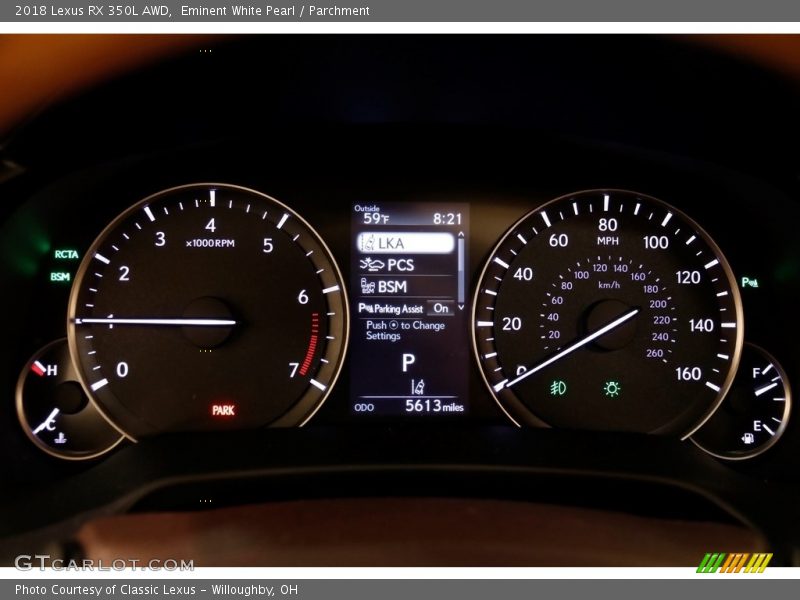 Eminent White Pearl / Parchment 2018 Lexus RX 350L AWD