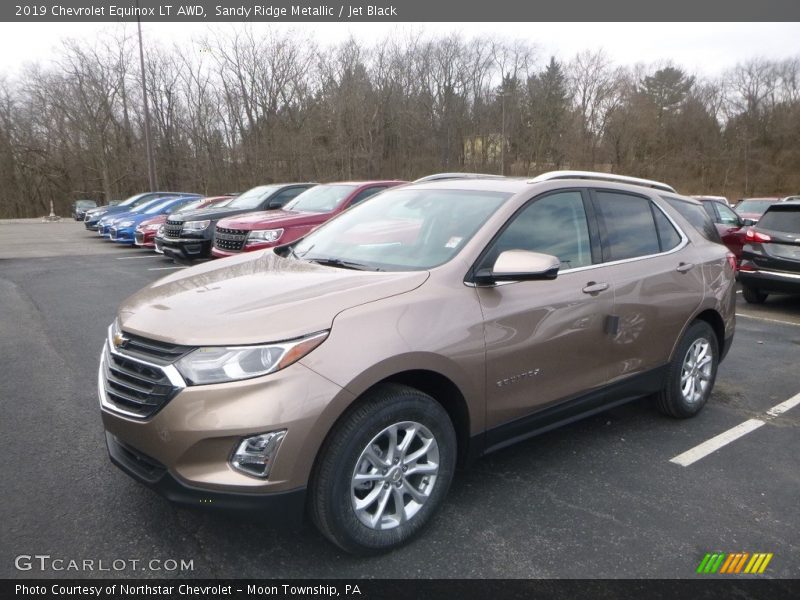 Sandy Ridge Metallic / Jet Black 2019 Chevrolet Equinox LT AWD