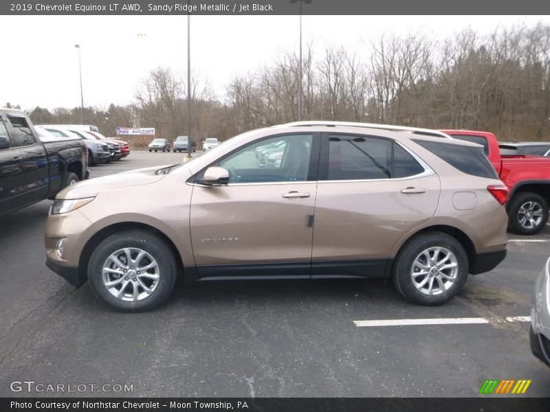 Sandy Ridge Metallic / Jet Black 2019 Chevrolet Equinox LT AWD