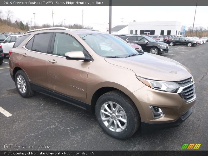Sandy Ridge Metallic / Jet Black 2019 Chevrolet Equinox LT AWD