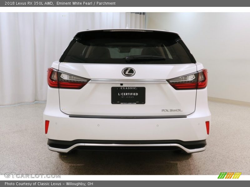 Eminent White Pearl / Parchment 2018 Lexus RX 350L AWD