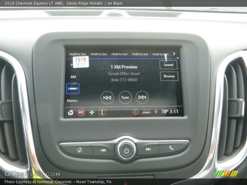 Sandy Ridge Metallic / Jet Black 2019 Chevrolet Equinox LT AWD