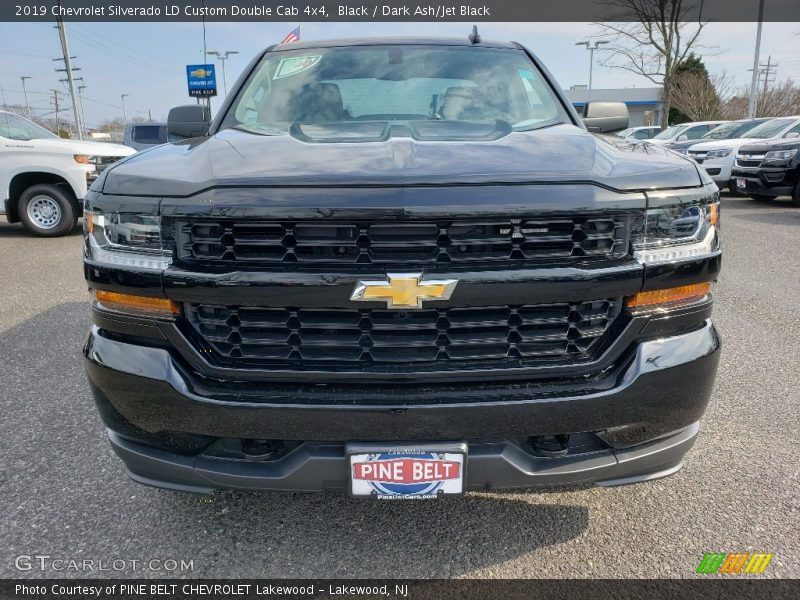 Black / Dark Ash/Jet Black 2019 Chevrolet Silverado LD Custom Double Cab 4x4