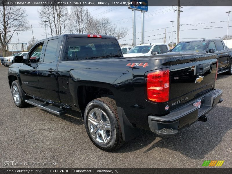 Black / Dark Ash/Jet Black 2019 Chevrolet Silverado LD Custom Double Cab 4x4