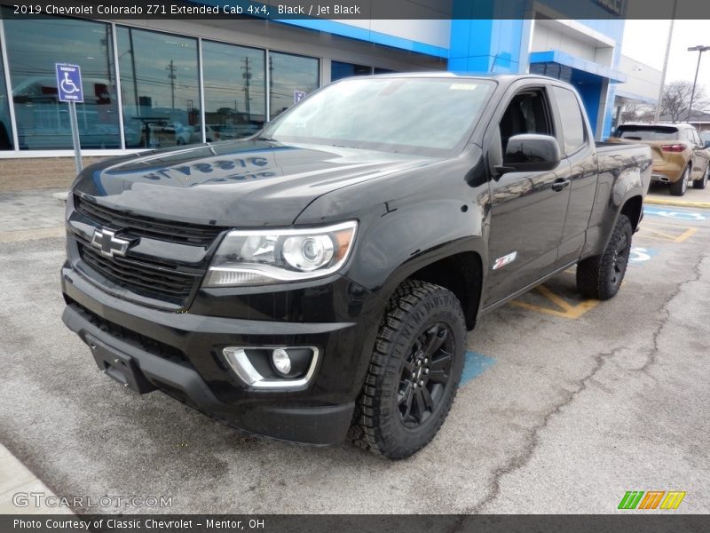 Black / Jet Black 2019 Chevrolet Colorado Z71 Extended Cab 4x4