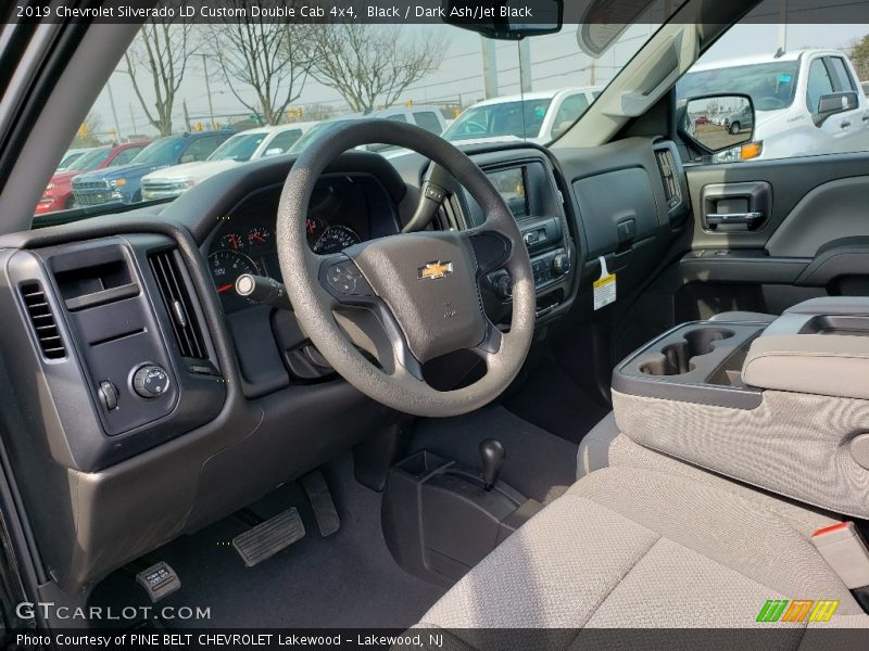  2019 Silverado LD Custom Double Cab 4x4 Dark Ash/Jet Black Interior