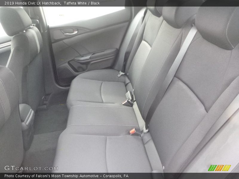 Taffeta White / Black 2019 Honda Civic LX Hatchback