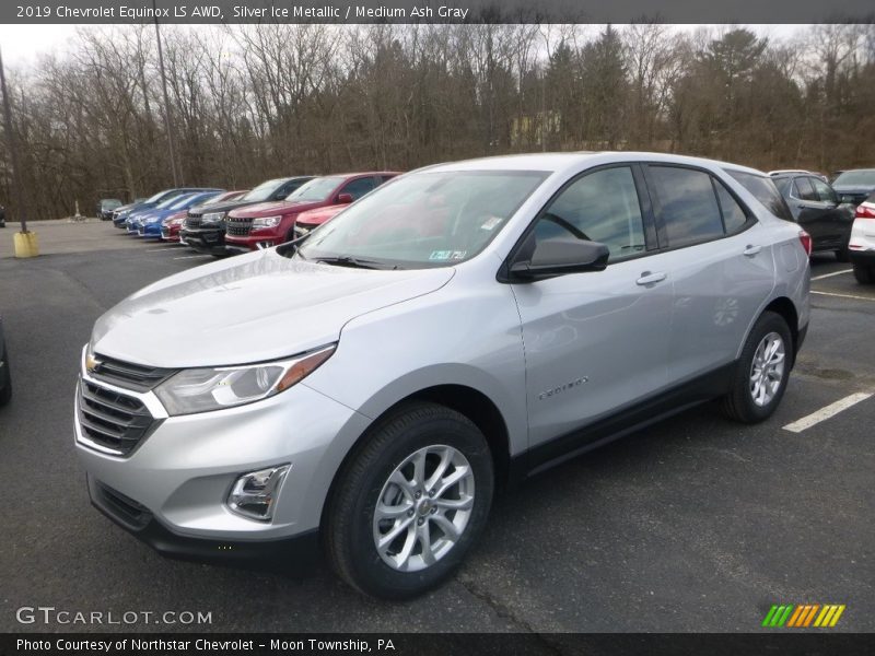 Silver Ice Metallic / Medium Ash Gray 2019 Chevrolet Equinox LS AWD