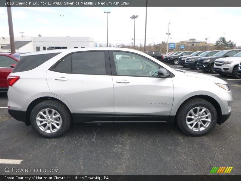 Silver Ice Metallic / Medium Ash Gray 2019 Chevrolet Equinox LS AWD