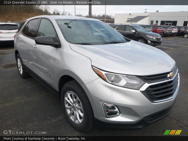 Silver Ice Metallic / Medium Ash Gray 2019 Chevrolet Equinox LS AWD