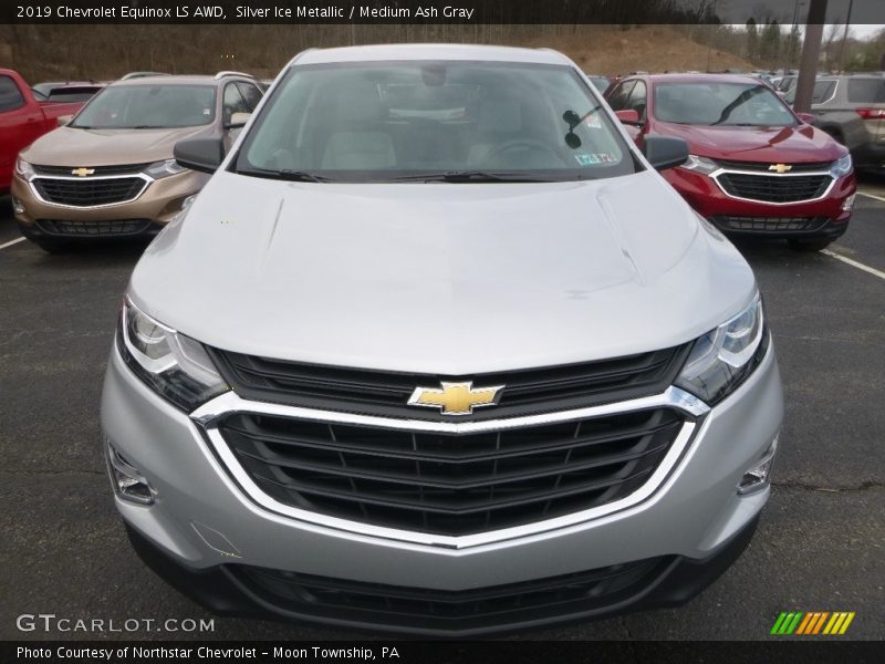 Silver Ice Metallic / Medium Ash Gray 2019 Chevrolet Equinox LS AWD