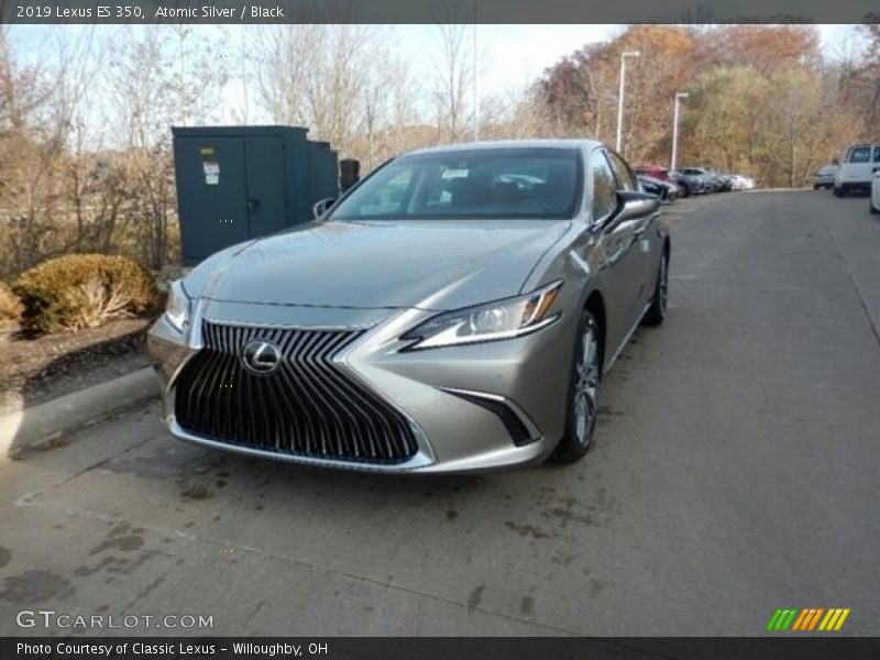 Atomic Silver / Black 2019 Lexus ES 350