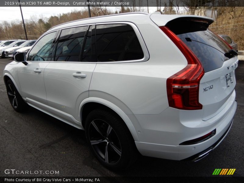 Crystal White Metallic / Charcoal 2019 Volvo XC90 T6 AWD R-Design