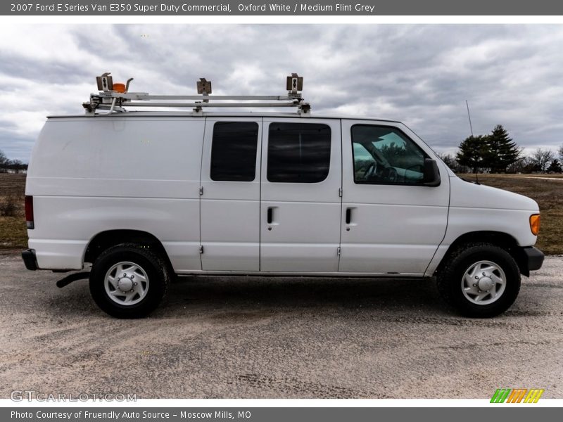 Oxford White / Medium Flint Grey 2007 Ford E Series Van E350 Super Duty Commercial