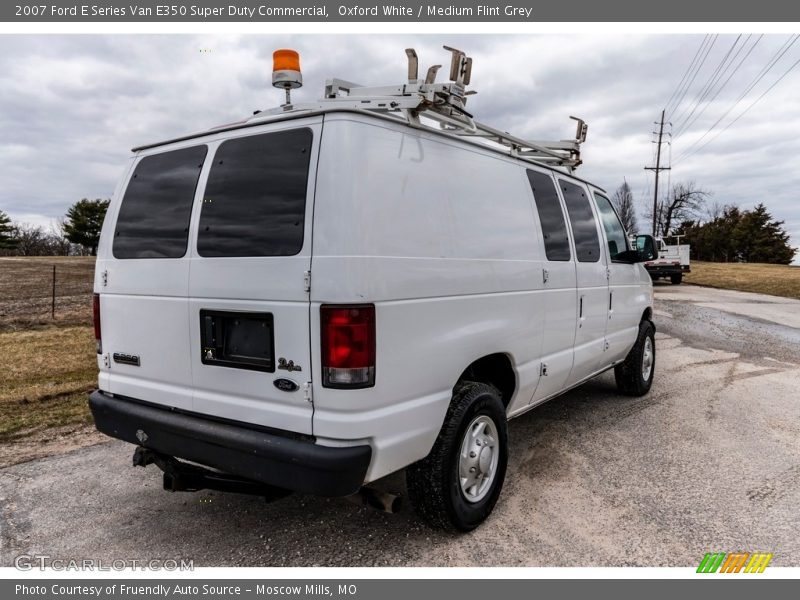 Oxford White / Medium Flint Grey 2007 Ford E Series Van E350 Super Duty Commercial