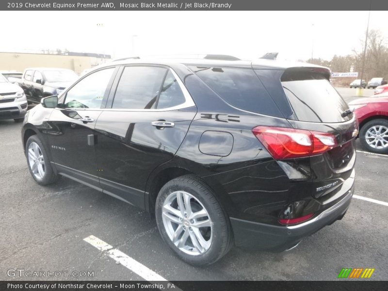 Mosaic Black Metallic / Jet Black/Brandy 2019 Chevrolet Equinox Premier AWD