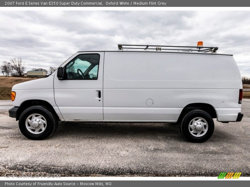 Oxford White / Medium Flint Grey 2007 Ford E Series Van E350 Super Duty Commercial