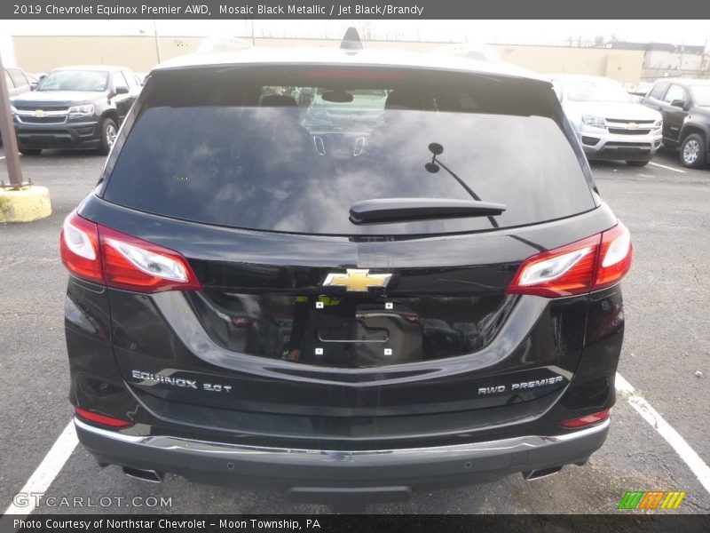 Mosaic Black Metallic / Jet Black/Brandy 2019 Chevrolet Equinox Premier AWD