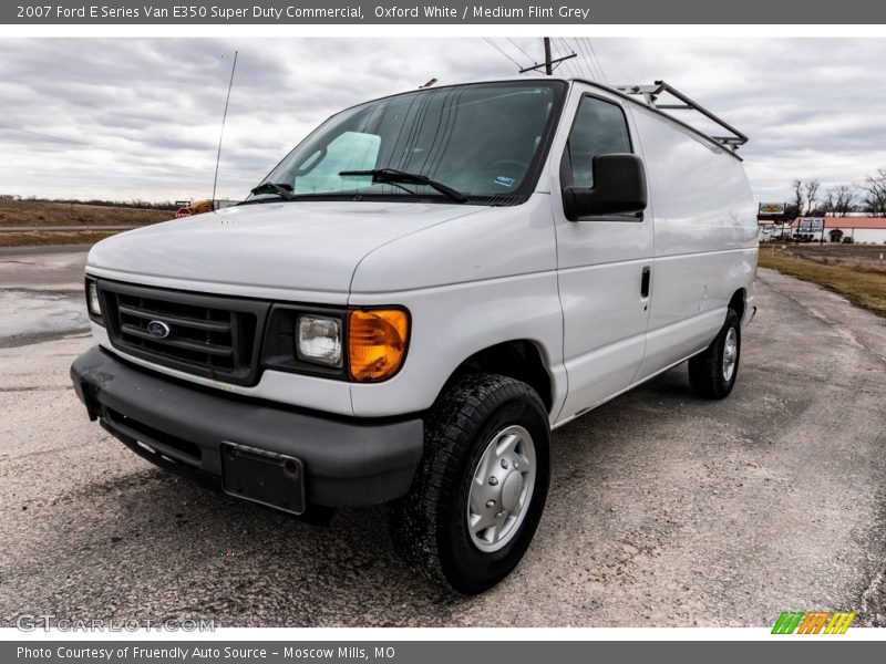 Oxford White / Medium Flint Grey 2007 Ford E Series Van E350 Super Duty Commercial