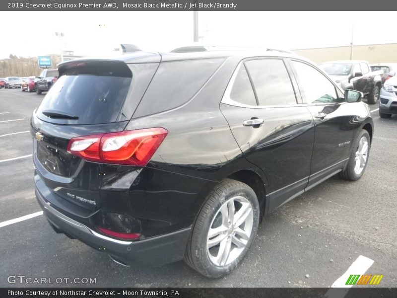 Mosaic Black Metallic / Jet Black/Brandy 2019 Chevrolet Equinox Premier AWD