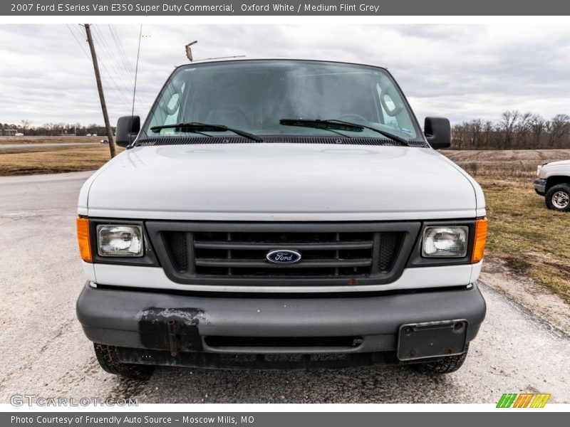 Oxford White / Medium Flint Grey 2007 Ford E Series Van E350 Super Duty Commercial