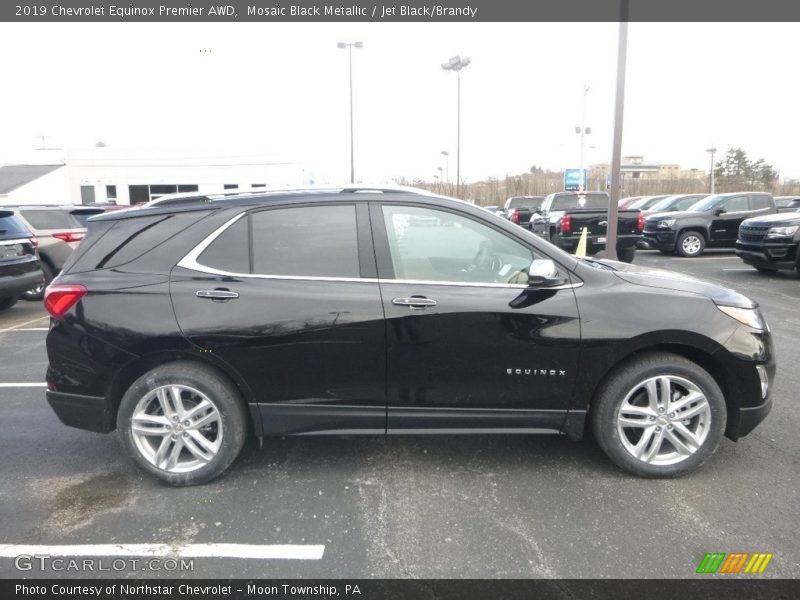 Mosaic Black Metallic / Jet Black/Brandy 2019 Chevrolet Equinox Premier AWD
