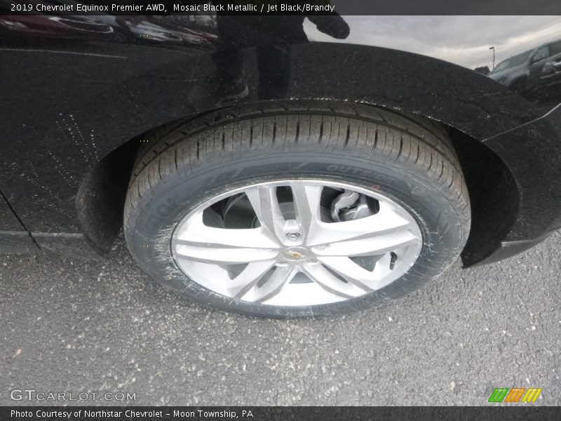 Mosaic Black Metallic / Jet Black/Brandy 2019 Chevrolet Equinox Premier AWD