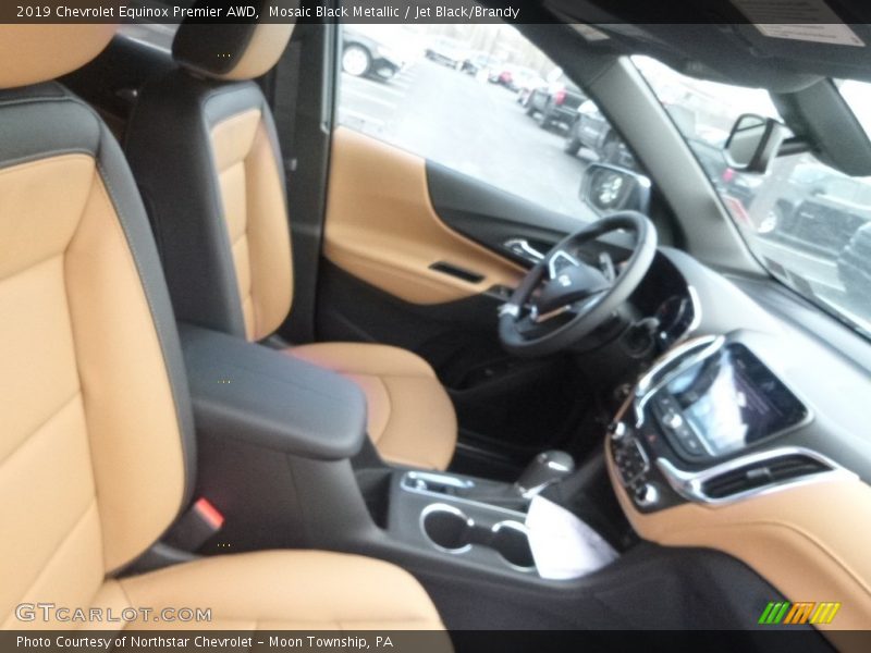 Mosaic Black Metallic / Jet Black/Brandy 2019 Chevrolet Equinox Premier AWD