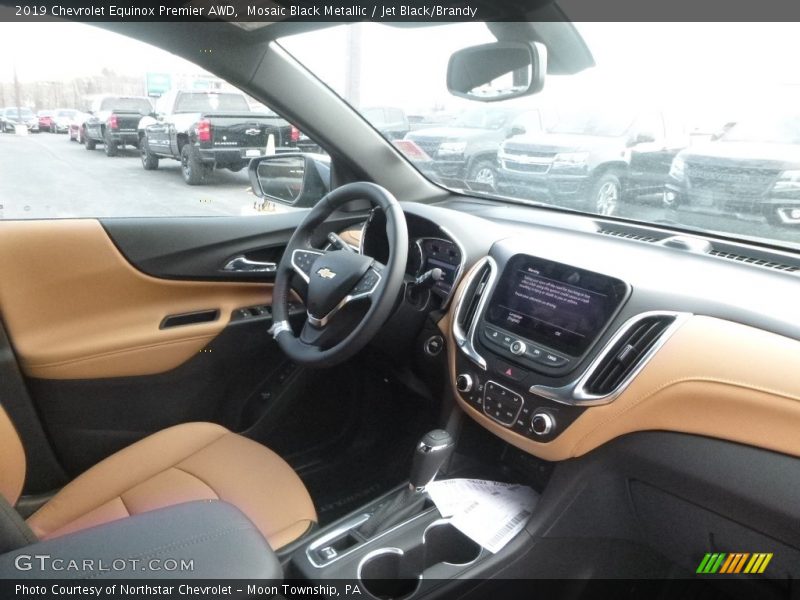 Mosaic Black Metallic / Jet Black/Brandy 2019 Chevrolet Equinox Premier AWD