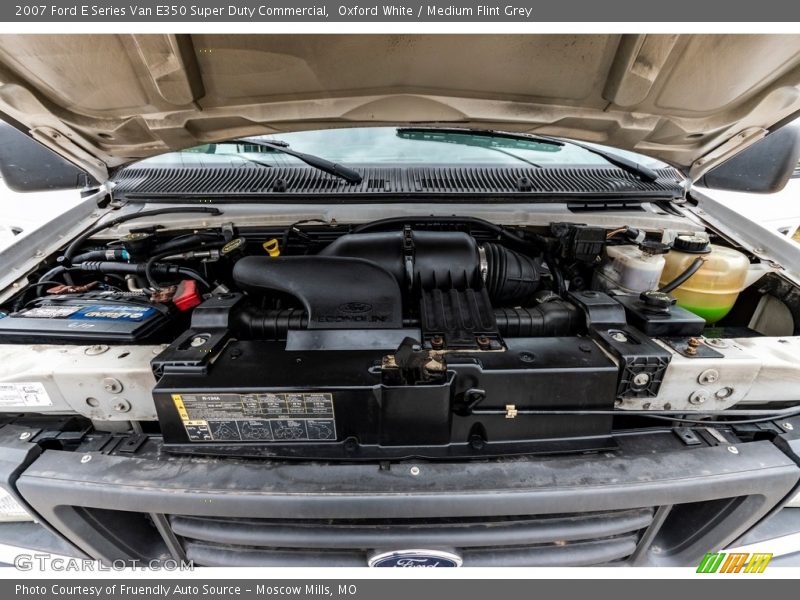 Oxford White / Medium Flint Grey 2007 Ford E Series Van E350 Super Duty Commercial