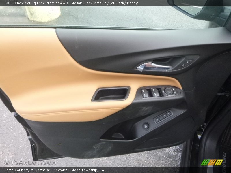 Mosaic Black Metallic / Jet Black/Brandy 2019 Chevrolet Equinox Premier AWD