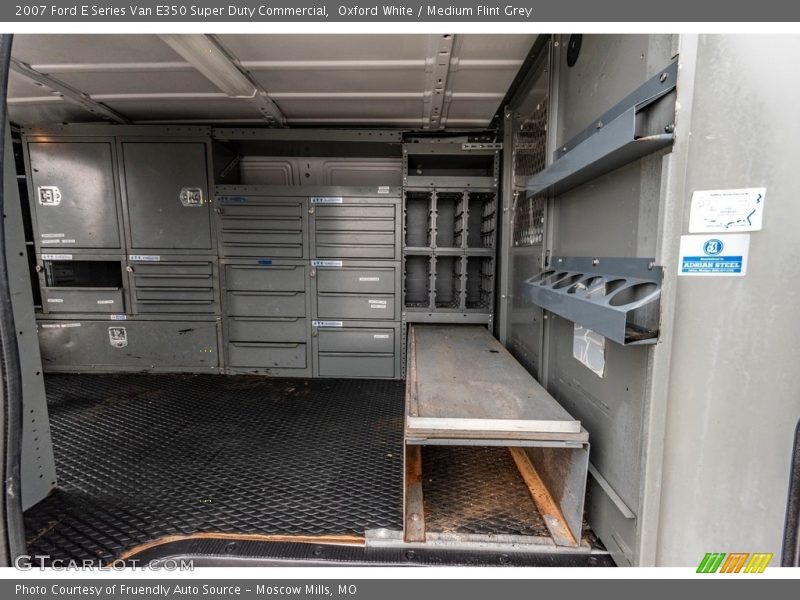Oxford White / Medium Flint Grey 2007 Ford E Series Van E350 Super Duty Commercial